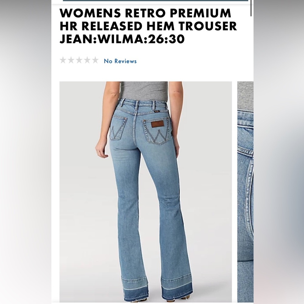 Wrangler retro Wilma high rise flare